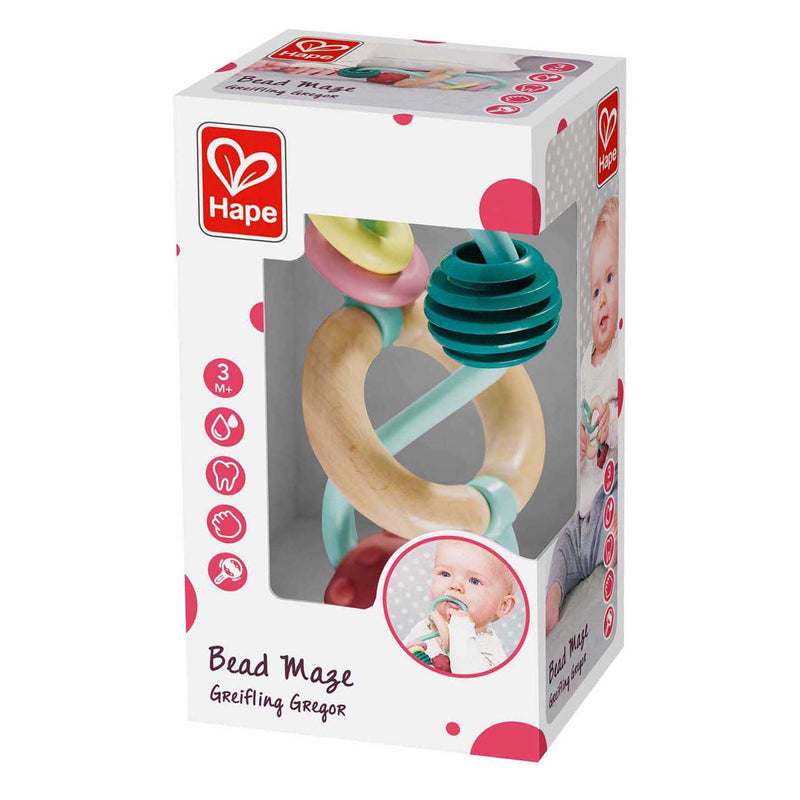 Afbeelding laden in galerijviewer, Hape infinity bijtring met kralen
