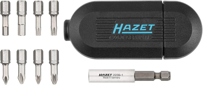 Afbeelding laden in galerijviewer, Hazet bitsatz 2260x 10n bit sets stainless steel m. bracket
