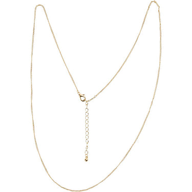 Creativ company cc ketting 1 mm goud 80 cm