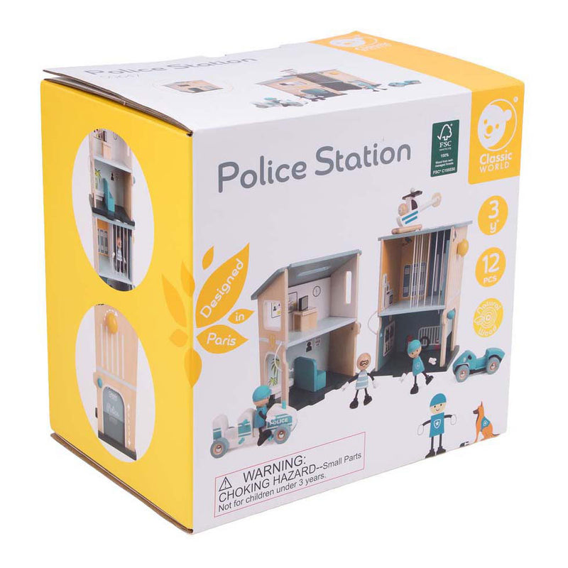 Afbeelding laden in galerijviewer, Classic world houten politiebureau
