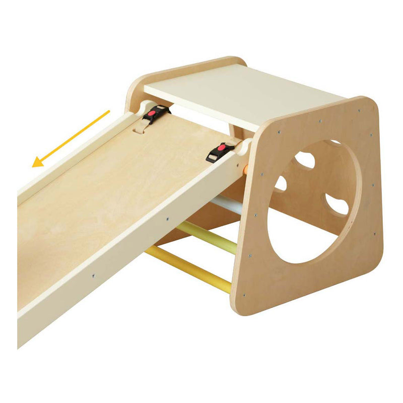 Afbeelding laden in galerijviewer, Classic world houten klimset opvouwbaar - 5-in-1
