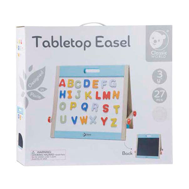 Afbeelding laden in galerijviewer, Classic world houten magneet- en krijtbord
