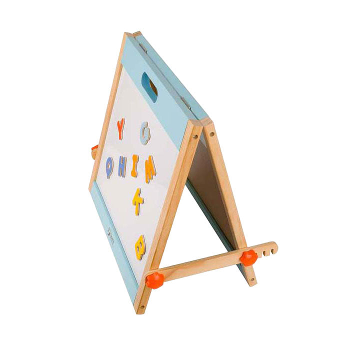 Afbeelding laden in galerijviewer, Classic world houten magneet- en krijtbord
