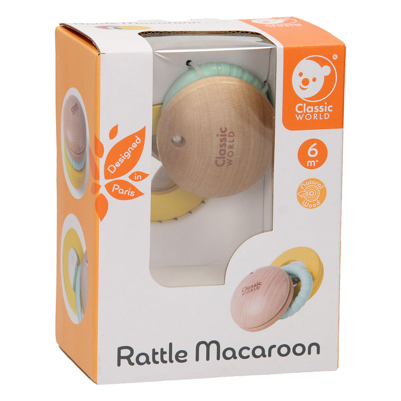 Afbeelding laden in galerijviewer, Lobbes speelgoed bv classic world rammelaar macaron

