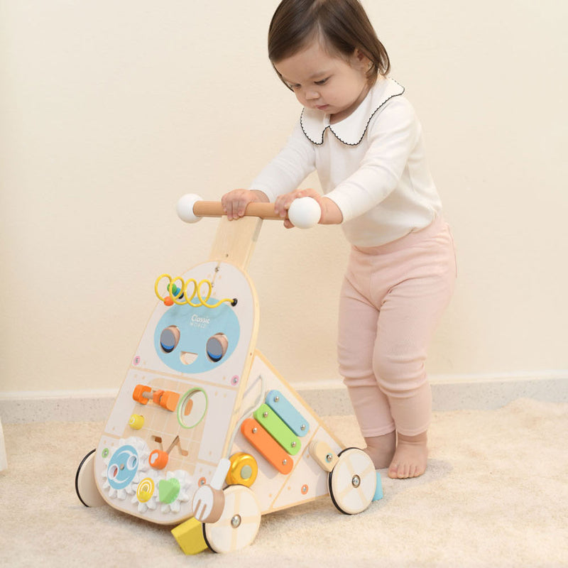 Afbeelding laden in galerijviewer, Classic world baby walker hout

