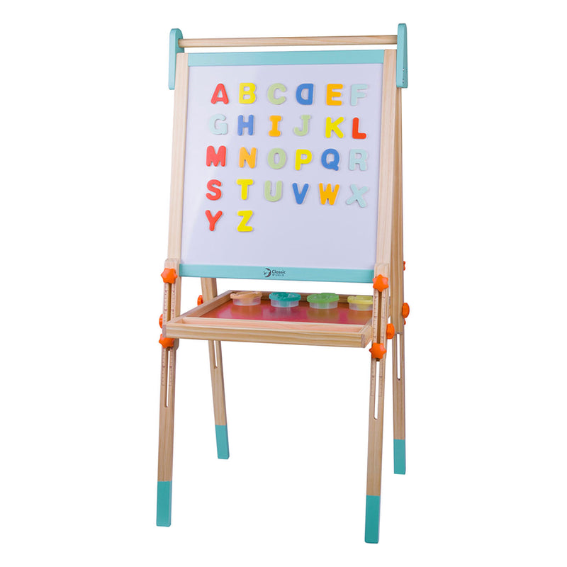 Afbeelding laden in galerijviewer, Classic world houten magneet- en schoolbord 2in1, 39dlg.
