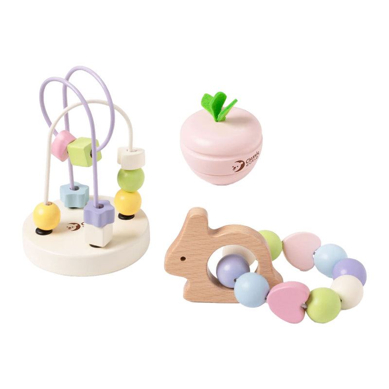 Afbeelding laden in galerijviewer, Classic world houten baby speelset mara, 3dlg.
