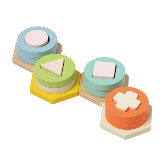 Classic world houten vormen sorteer spel educatief speelgoed kinderen.