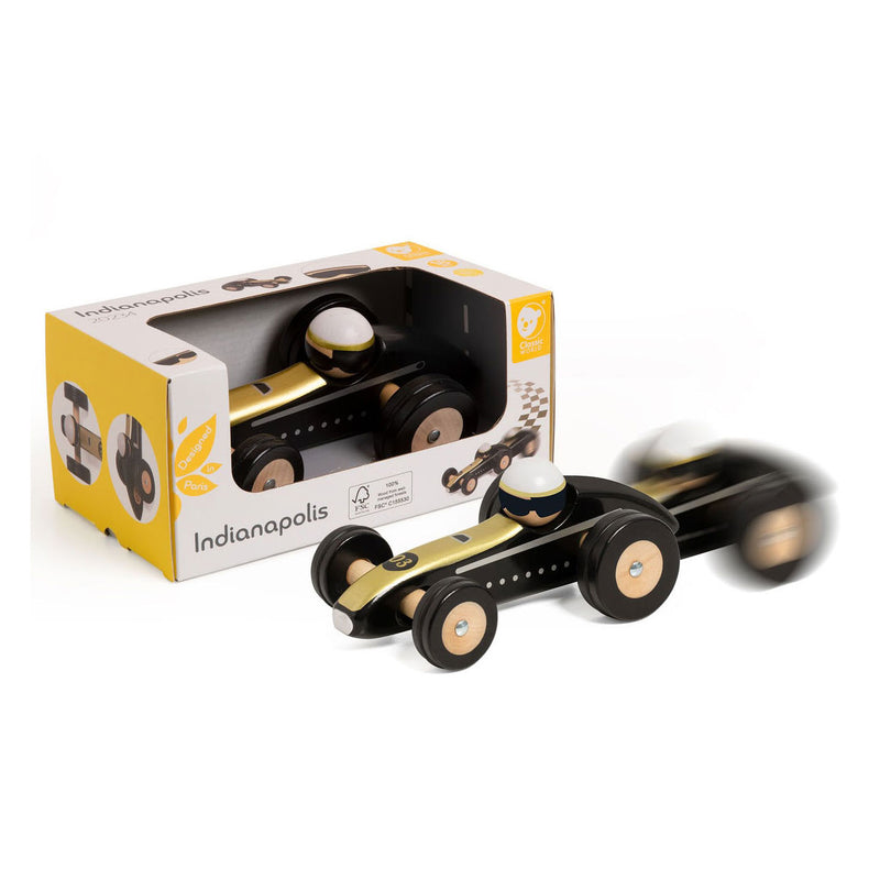Afbeelding laden in galerijviewer, Classic world houten speelgoedauto indianapolis
