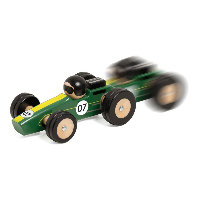 Afbeelding laden in galerijviewer, Classic world houten speelgoedauto silverstone
