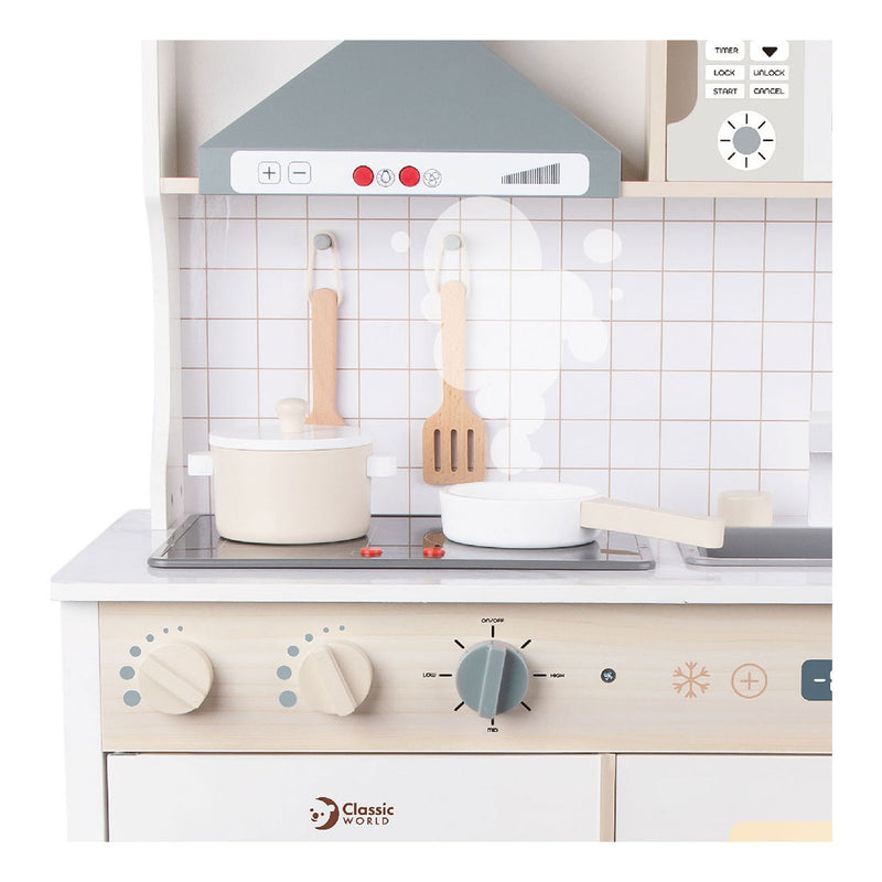 Afbeelding laden in galerijviewer, Classic World World Houten Moderne Speelkeuken, 7dlg.

