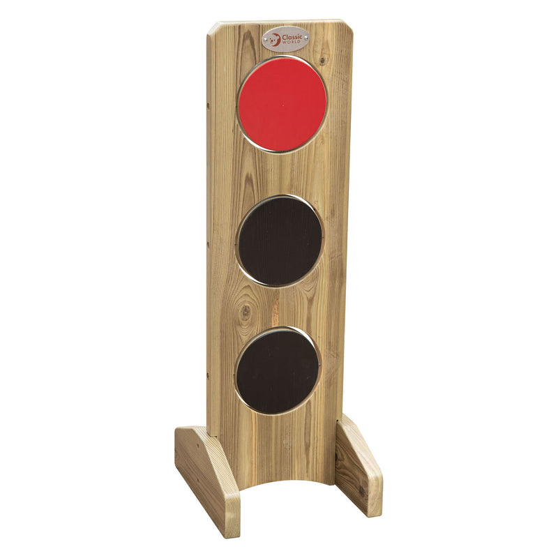 Afbeelding laden in galerijviewer, Classic world houten verkeerslicht educatief speelgoed verkeersregels.
