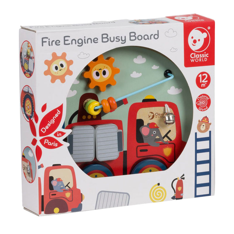 Afbeelding laden in galerijviewer, Classic world houten speelbord brandweer - interactief speelgoedbord.
