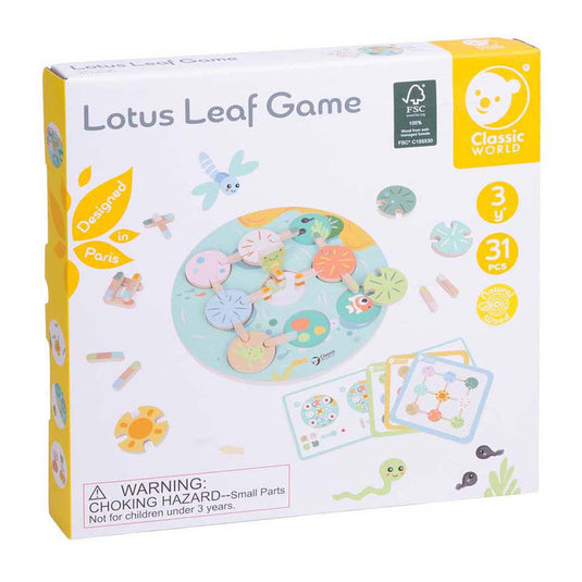 Classic world houten bordspel waterlelie