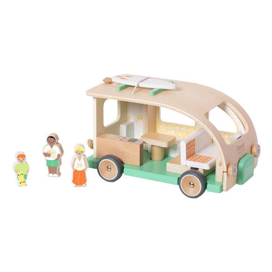 Classic world houten camper met accesoires - 9dlg.