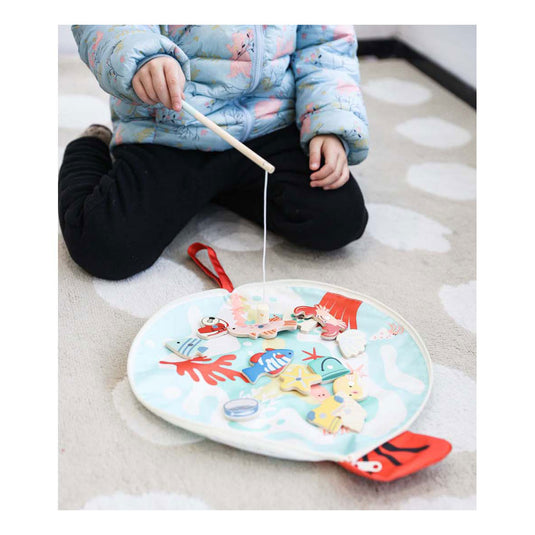 Classic world houten magnetisch visspel