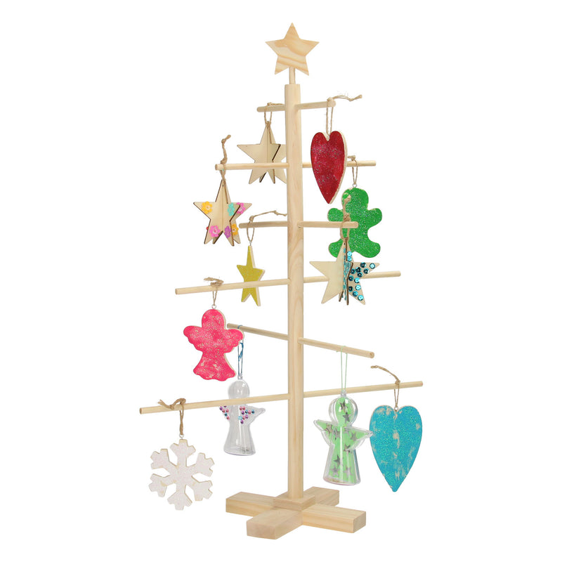 Afbeelding laden in galerijviewer, Creativ company houten kinder kerstboom, 60cm
