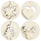 Creativ company https: www.cchobby.nl 2-in-1-hangende-decoraties-d-7-cm-gatgrootte-3-mm-dikte-4-mm-8-stuk-1-doos