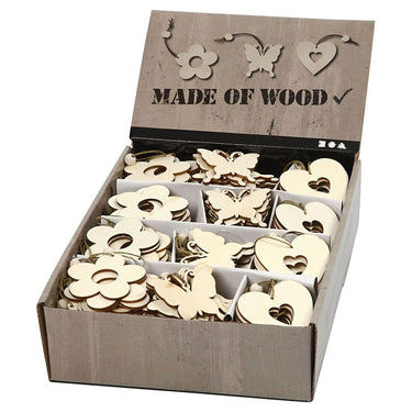 Creativ company versier je houten decoratie, 200st.