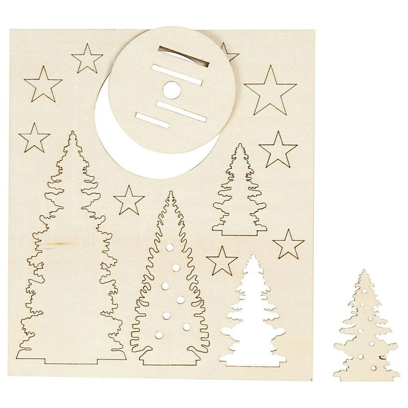 Afbeelding laden in galerijviewer, Creativ company maak en versier je houten kerstbomen
