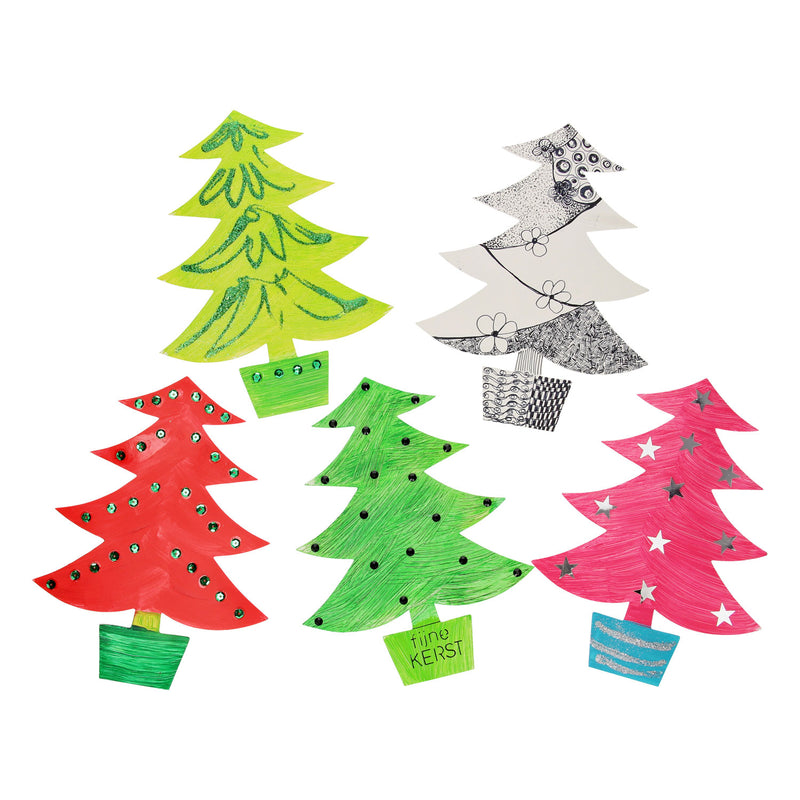 Afbeelding laden in galerijviewer, Knutsel Kerstbomen, 25st.
