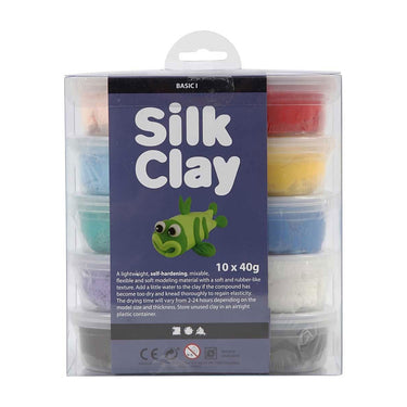 Silk clay basisset 2 - boetseerklei