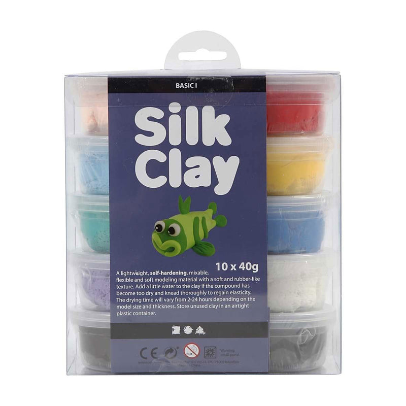 Afbeelding laden in galerijviewer, Silk clay basisset 2 - boetseerklei

