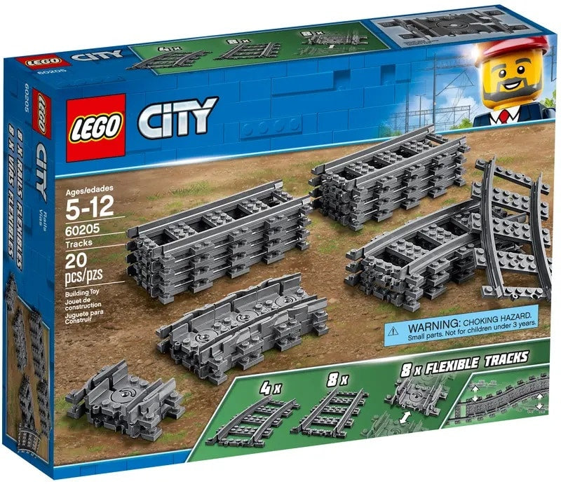 Afbeelding laden in galerijviewer, Lego city - treinrails constructiespeelgoed (60205)
