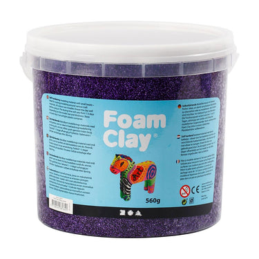 Foam clay - paars, 560gr.
