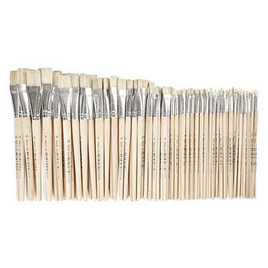Creativ company houten kwasten, nr. 00-22, korte steel, 120st.