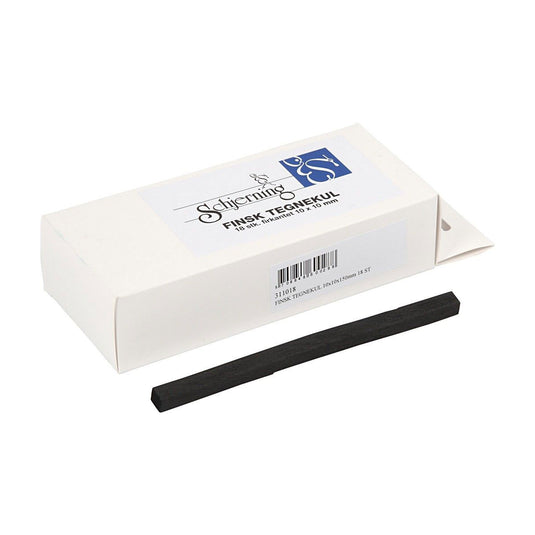 Creativ company dikke vierkante houtskool sticks, 18st.