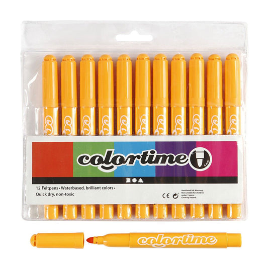 Creativ company warm gele jumbo stiften, 12st.