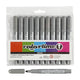 Creativ company grijze jumbo stiften, 12st.