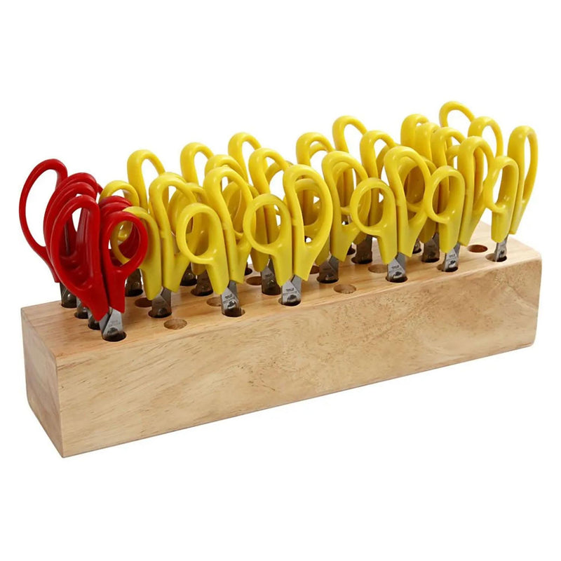 Afbeelding laden in galerijviewer, Creativ company ronde kinderscharen met scharenblok, 24st.
