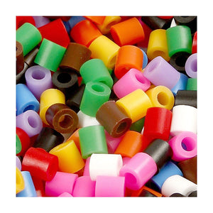 Creativ company https: www.cchobby.nl strijkkralen-afm-5x5-mm-gatgrootte-2-5-mm-medium-standaardkleuren-1100-stuk-1-doos