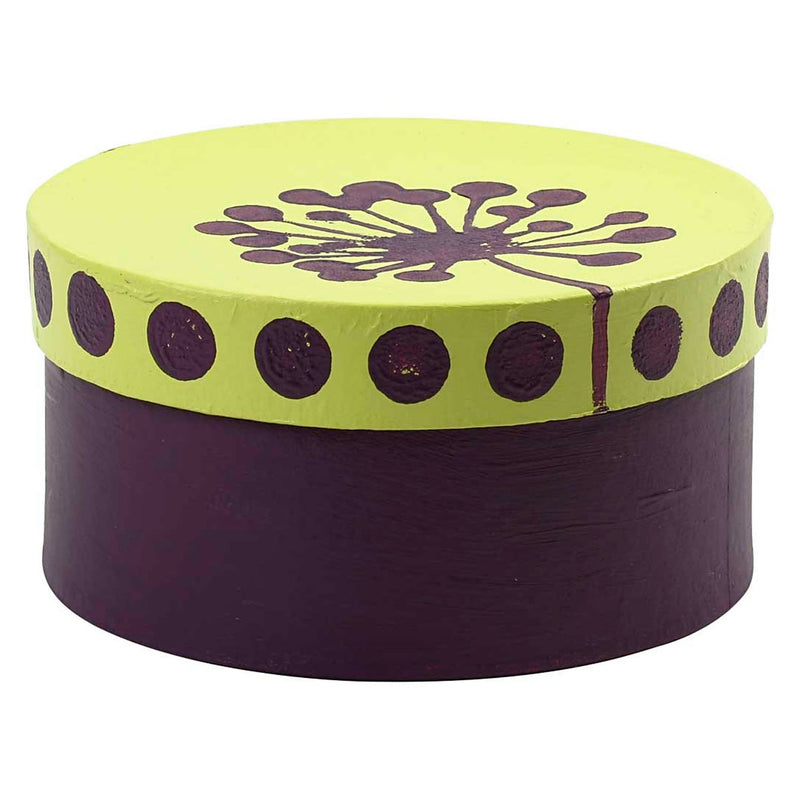 Afbeelding laden in galerijviewer, Creativ company ronde doosjes papier-maché, 3st.
