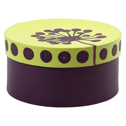 Creativ company ronde doosjes papier-maché, 3st.