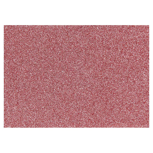 Creativ company opstrijkfolie glitter lichtrood, a5