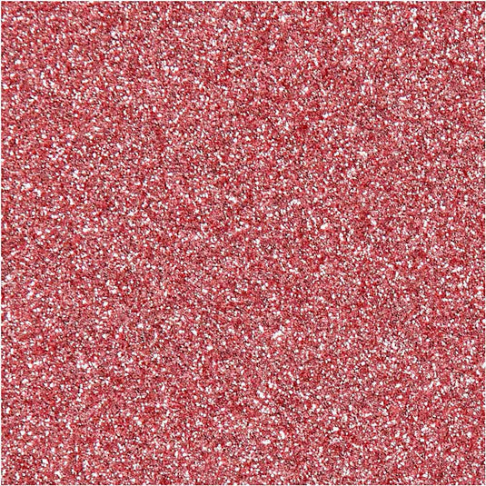 Creativ company opstrijkfolie glitter lichtrood, a5