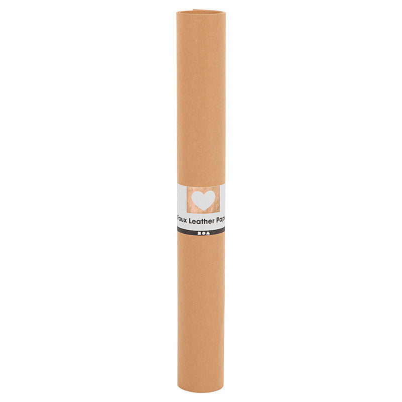 Afbeelding laden in galerijviewer, Creativ company faux leather papier lichtbruin, 1mtr.
