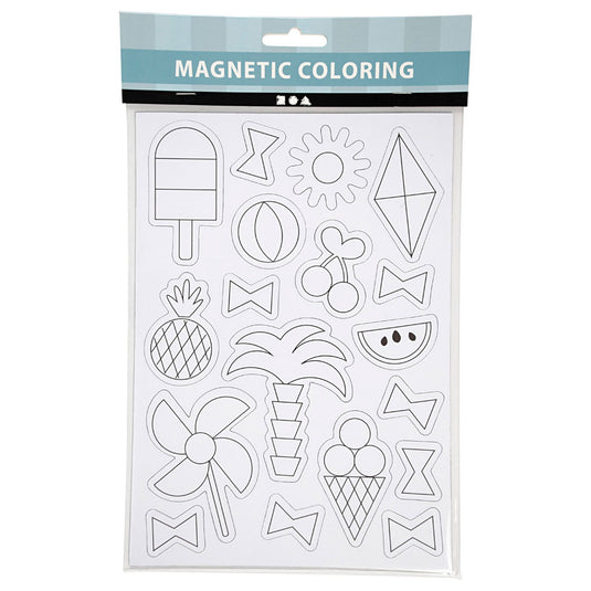 Creativ company kleur je eigen magneten - zomer