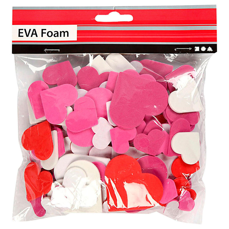 Afbeelding laden in galerijviewer, Creativ company foamvormen hartjes, zelfklevend, 200st.
