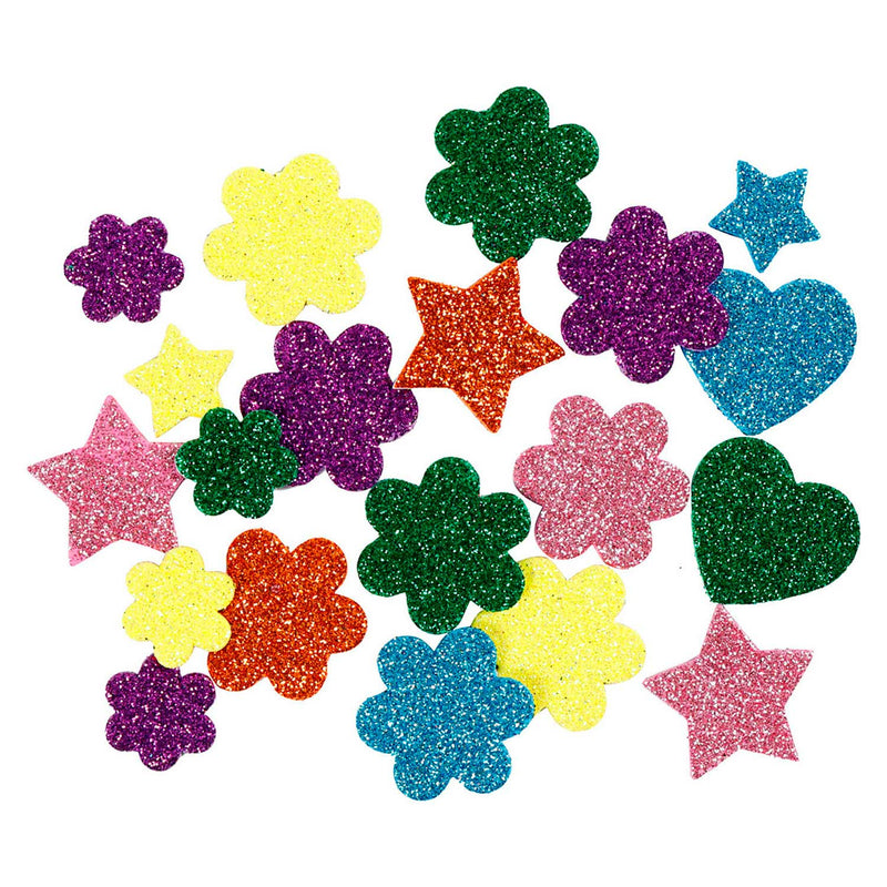 Afbeelding laden in galerijviewer, Creativ company foamvormen glitter, 100st.
