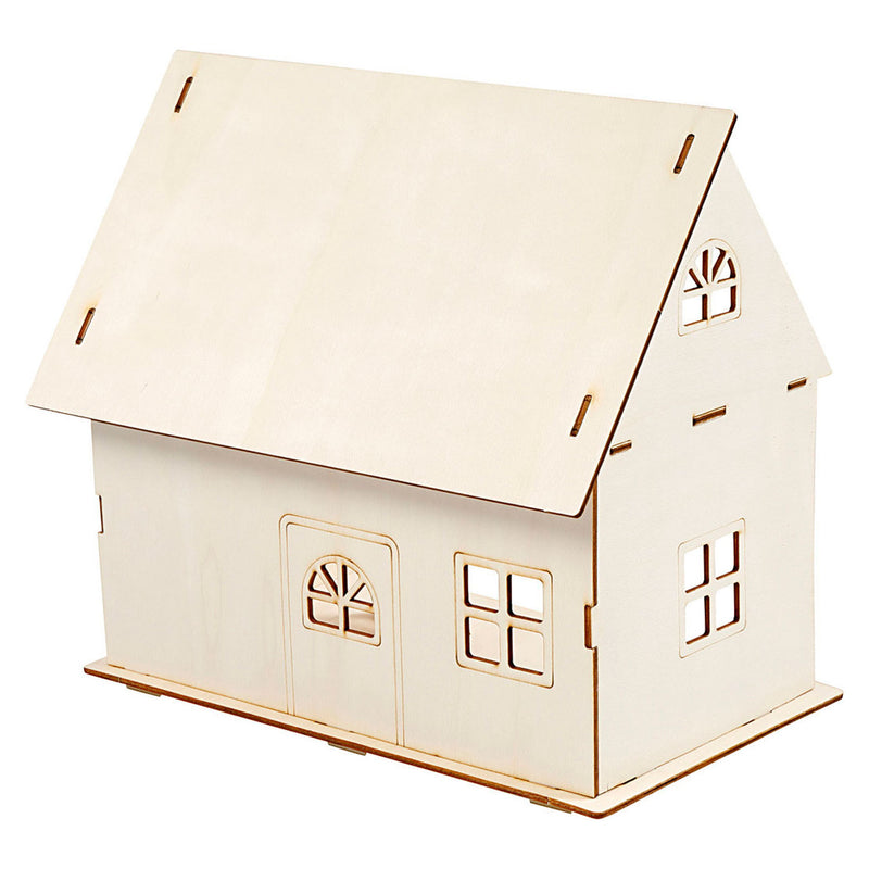 Afbeelding laden in galerijviewer, Creativ company https: www.cchobby.nl diy-poppenhuis-h-25-cm-afm-18x27-cm-1-stuk
