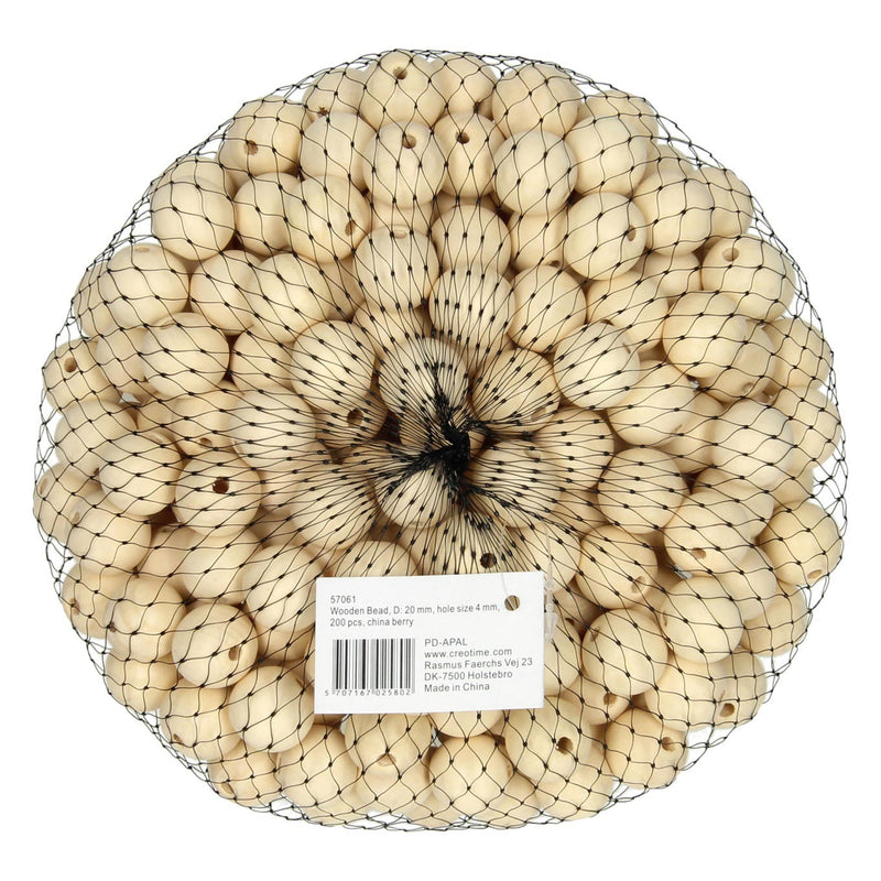 Afbeelding laden in galerijviewer, Creativ company houten kralen, ø 2cm, 200st.
