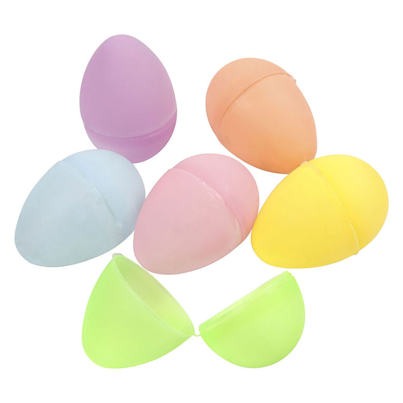 Afbeelding laden in galerijviewer, Creativ company plastic eieren gekleurd, 12st. 6cm
