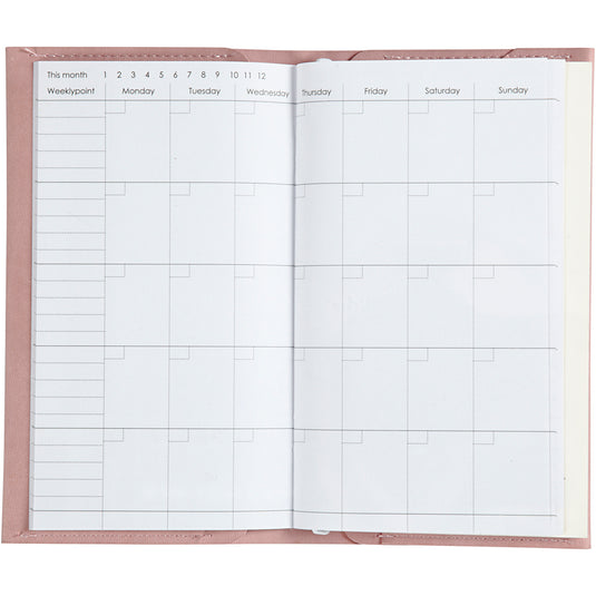 Creativ company https: www.cchobby.nl planner-bulletjournal-afm-10x18x1-5-cm-elastieksluiting-roze-1-stuk
