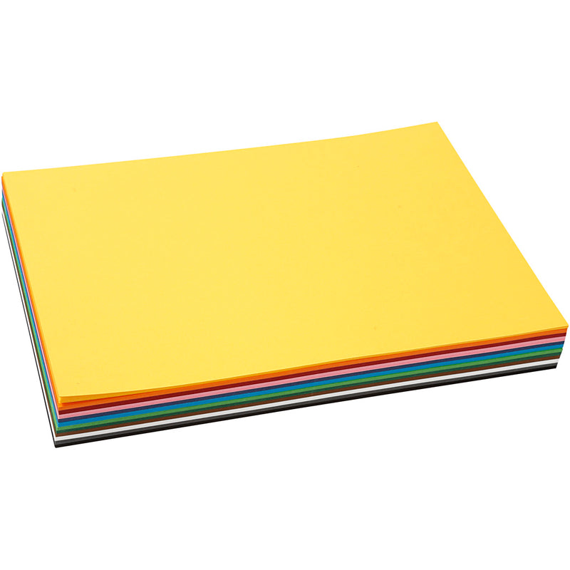 Afbeelding laden in galerijviewer, Colortime https: www.cchobby.nl gekleurd-karton-a4-vel-210x297-mm-180-gr-diverse-kleuren-12x10-vel-1-doos
