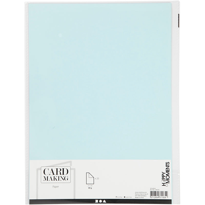 Afbeelding laden in galerijviewer, Creativ company papier lichtblauw a4 80gr, 20st.
