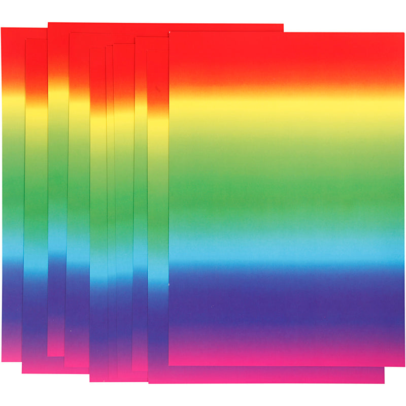 Afbeelding laden in galerijviewer, Creativ company cc regenboogpapier a4 10 vel
